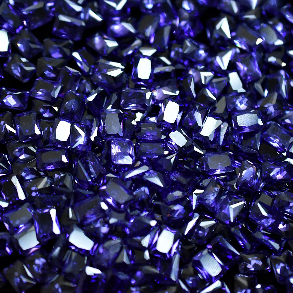 

Натуральний Сапфір 7x5 мм Огранка Смарагдова 20 Шт Фіолетовий Лот Розсипний Самоцвіт СЕРТИФІКОВАНИЙ 7 mm approx. фіолетовий