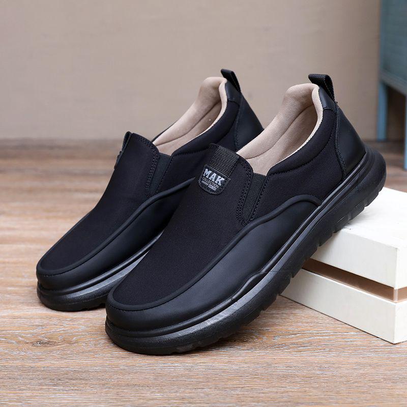 

Men s Non-Slip Breathable Slip-On Cloth Shoes for Seniors 39 (Order One Size Down)