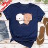 Kawaii Bubu Dudu Bear Together Forever Tshirt Valentines Days Funny Gift Unisex TShirt Cute Graphic Printed Shirt Unisex Unisex Top