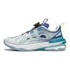 Li Ning Kids Fabric Comfortable Simple Non-Slip Shock Absorbing Low-Top Casual Shoes Kids Casual Shoes Gray Blue YKCU040-3