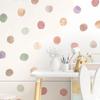 3 pieces/set of dot shaped wall stickers, modern color block PVC wall stickers, watercolor dot stickers for home decoration,