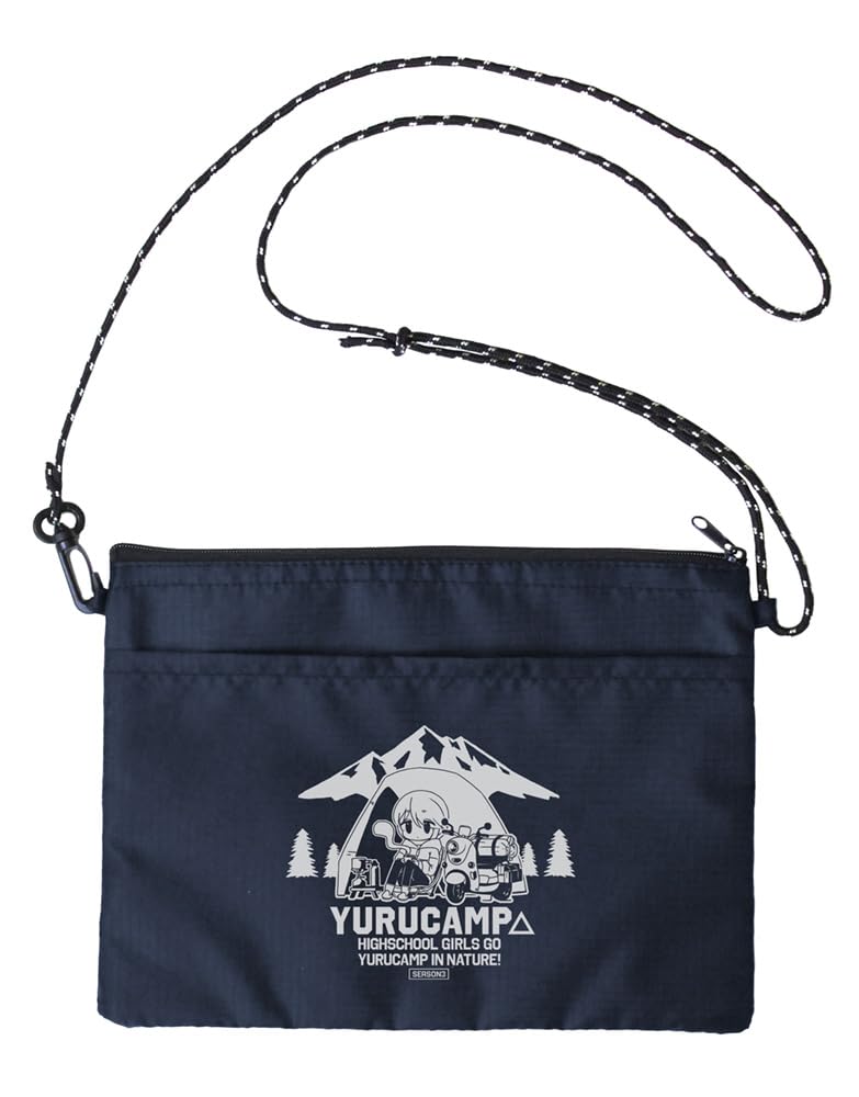 

2D Cospa Shima Rin Yuru Tent Cross Sacoche NAVY [Official] “Yuru Camp SEASON3” Camp Темно-синій