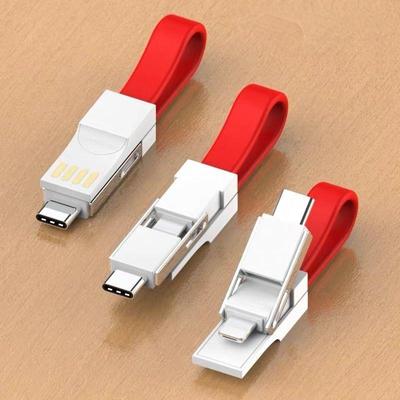 Short Bendable Fast Charging Iphone Type-C Android Cable for Power Bank