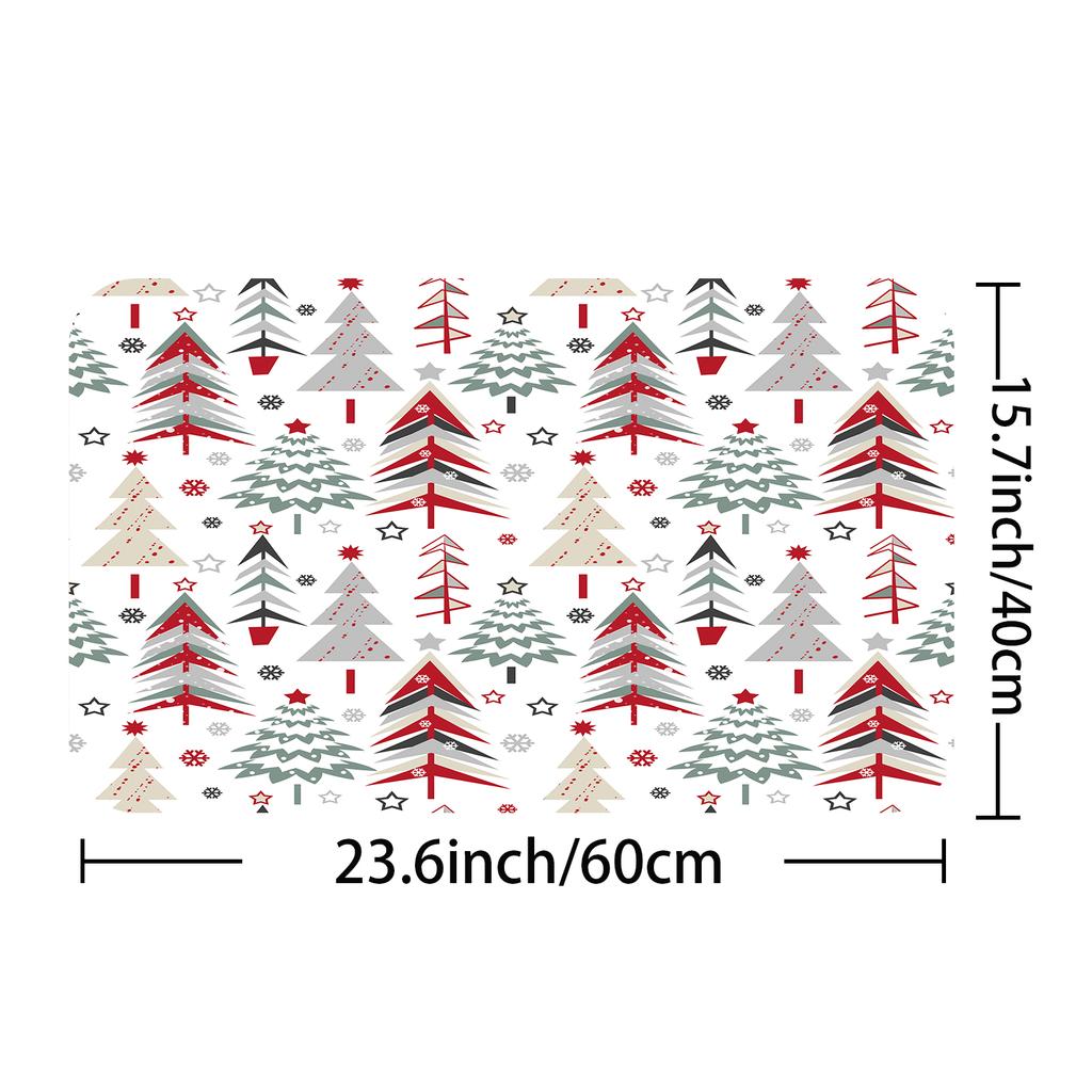 1Pc Waterproof Shower Curtain With Hooks Christmas Snow Scene Bathtub Curtain Soft Floor Rugs Non-Slip Bath Mat Bathroom Decor