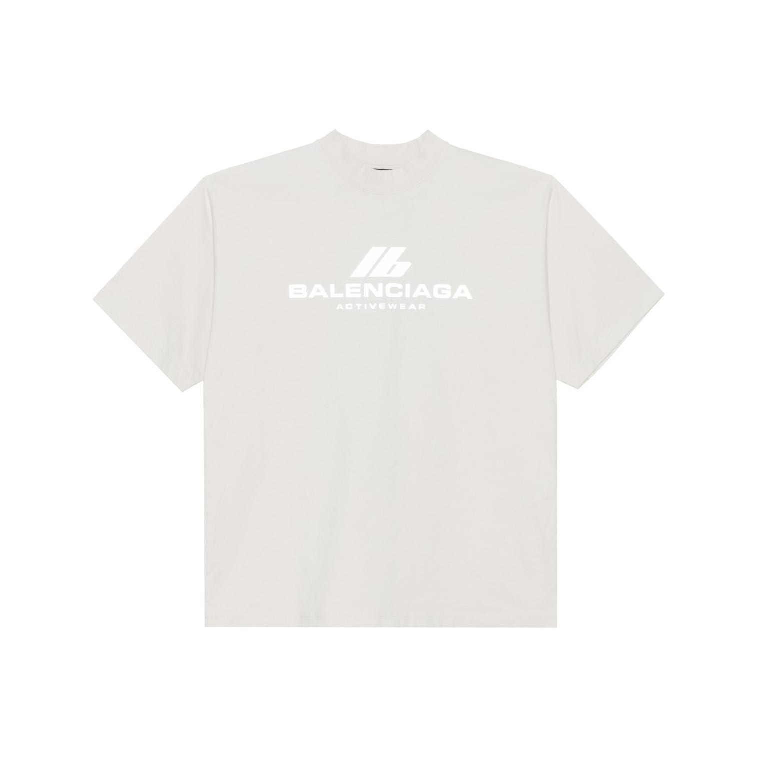 Balenciaga Activewear Logo Letter Print Crew