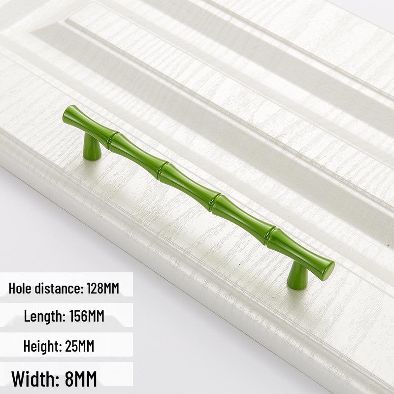 Creative Zinc Alloy Bamboo Knob for Furniture - Exquisite Antique Handle Accessories