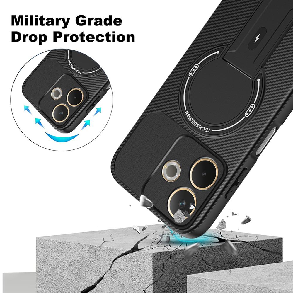 For OPPO A5 Pro 5G Case Magnetic Bracket Stand Holder Armor Cases For OPPO A5Pro 5G For Magsafe Wireless Charging Cover