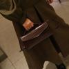 High Quality Crocodile Pattern Flip Cover Handbag Crossbody Shoulder Bag Luxury Leather Commuter Bag Urban Minimalist Style