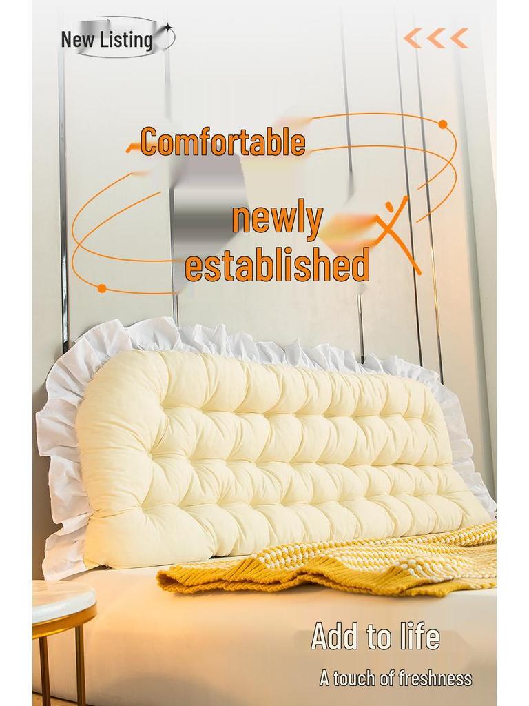Thin Soft Headboard Cushion - Dormitory Student Backrest for Bed & Bay Window