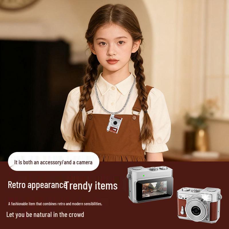 Capture Moments HD: Portable Mini Camera with Beauty Filters, Flash, and Playback - Perfect for Kids!