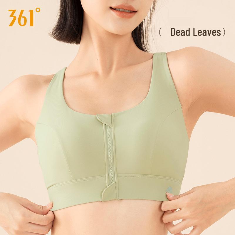 361 High-Impact Plus Size Front-Zip Sports Bra for Women