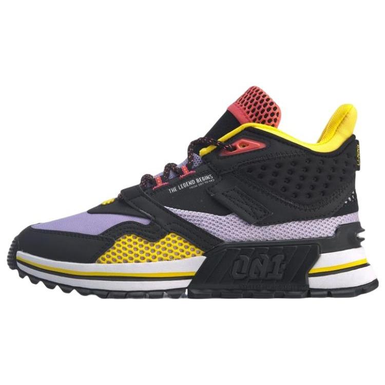 (WMNS) Li-Ning 001 T1000 Winter Mid  Yellow Purple  Women s AGLP094-1 EU 37