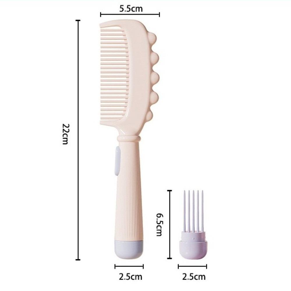Oil Removing Scalp Massage Comb Plastic Hair Styling Comb New Hair Massage Comb  Home Hair Care