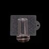 Nail Art Stamper,Clear Silicone Stamping Jelly with Scraper for DIY Nail Decors Transparent Visible Body,No Misplacement