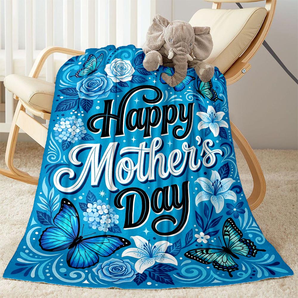 World's Best Mom Ever Flannel Blanket-Soft and Suitable for Sofas,Beds,Offices,Travel,All Seasons,Great Gift for Holidays and Birthdays.