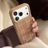 Leder im britischen Stil Geeignet für Iphone16 für Apple 17promax Handyhülle 15 Retro Braun 14 Sturzsicher 13 Weiche Hülle