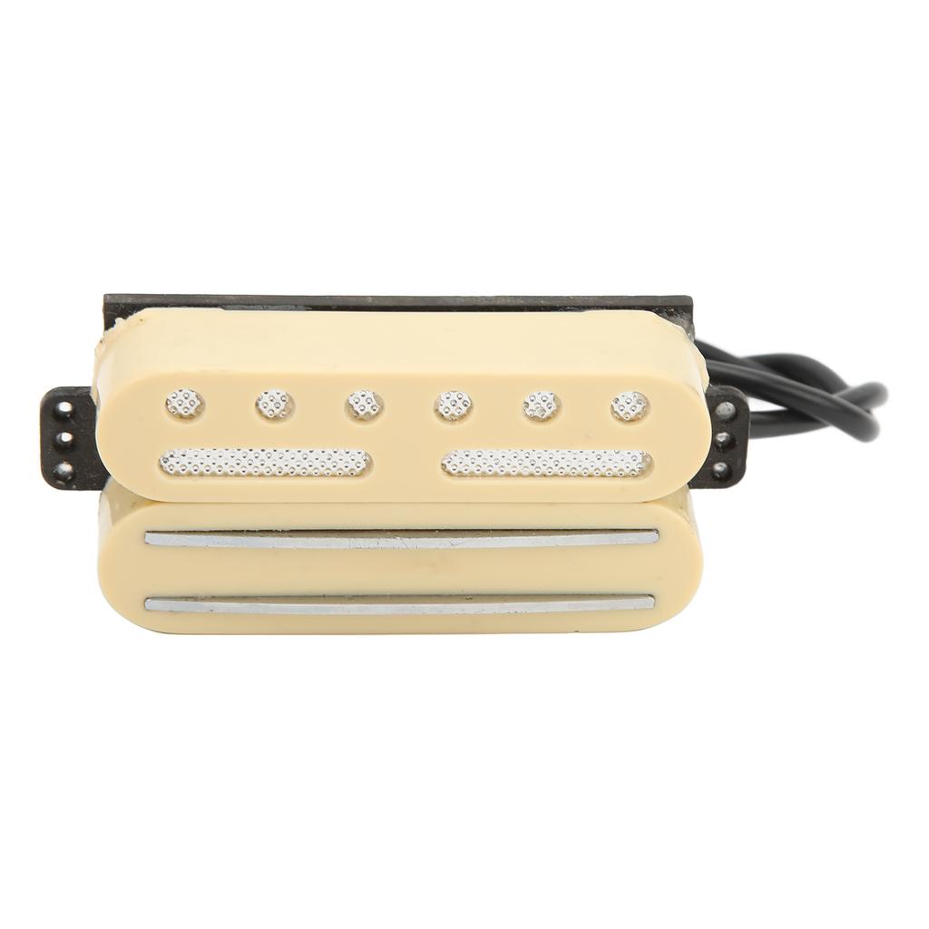 Guitar Pickup Metal Plastic Sweet Delicate Sound Noise Free Dual Coil Single Pickup