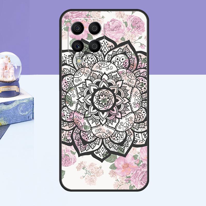 Flowers Mandala Floral Case For Samsung Galaxy M11 M31 M20 M35 M55 M15 M32 M16 M36 M56 M54 M23 M52 M34 M14 M13 M53