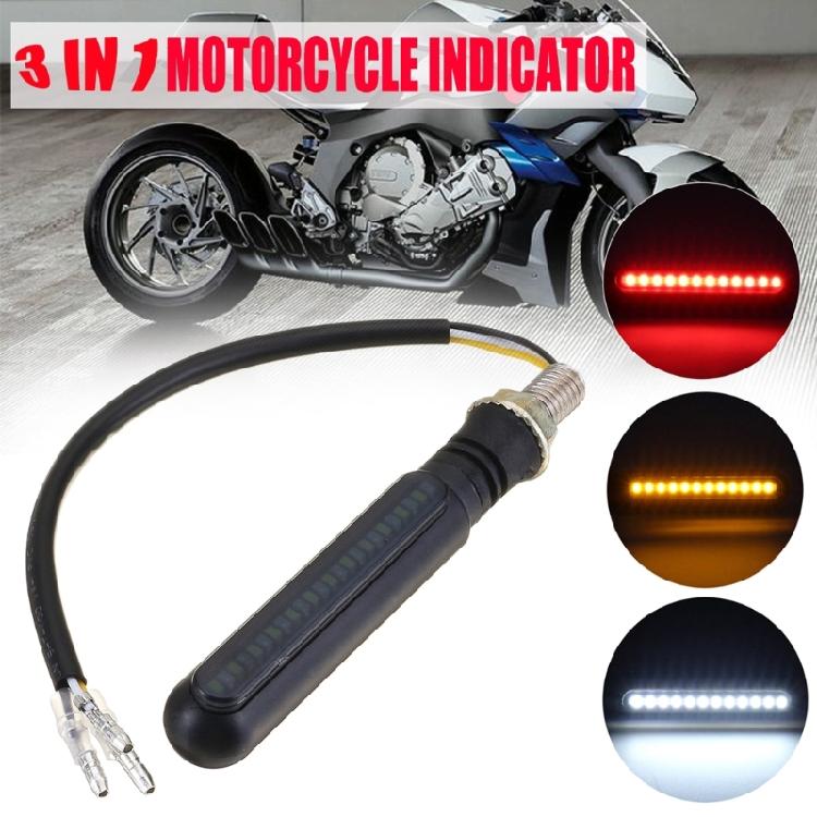 Motorrad Seitenspiegel LED Blinker Leuchte Sequenziell Fließender Blinker 2 Stück