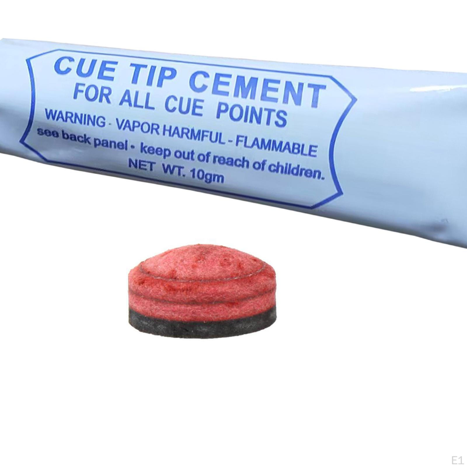 Наконечник кия для бильярдного пула с цементом Легко наносится Быстросохнущая замена 11mm — фото 4