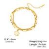 Lucktune Lotus Flower Charms Bracelets Stainless Steel Buddhism Gold Color Chain Bracelet for Women Fashion Boho Jewelry Gift