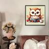 1pc DIY Paint by Number Kit Owl Frameless Canvas Wall Art Gift Idea 20x20cm