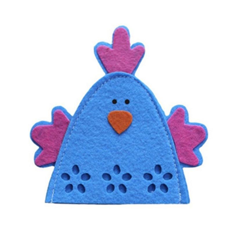 10pcs Holiday Themed Eggs Wraps Covers Features Lovely Chick Pattern For Holiday Party Decoration And Displays