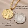 Aphrodite Necklace for Women Gold Color Greek Mythology Goddess Pendant Choker Necklace Goth Jewelry Mothers Day Gift 2024