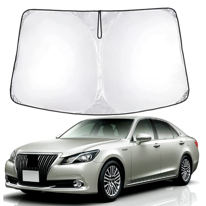 

Toyota Crown 210 Series Dedicated Sunshade for Front Windshield TOYOTA Crown UV Light Heat Custom Part Thin (2012-2017 210) - Cut, Sunshade, Blocking,