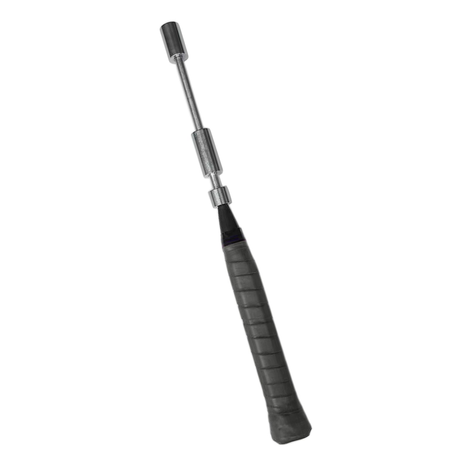 Badminton Training Racket Rod Power Enhance Badminton Racket Swing Trainer for Speed Outdoor Indoor Impact Adults чёрный