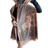 Summer air-conditioned room warm shawl Winter outside horse-drawn carriage scarf Women's thickened versatile scarf