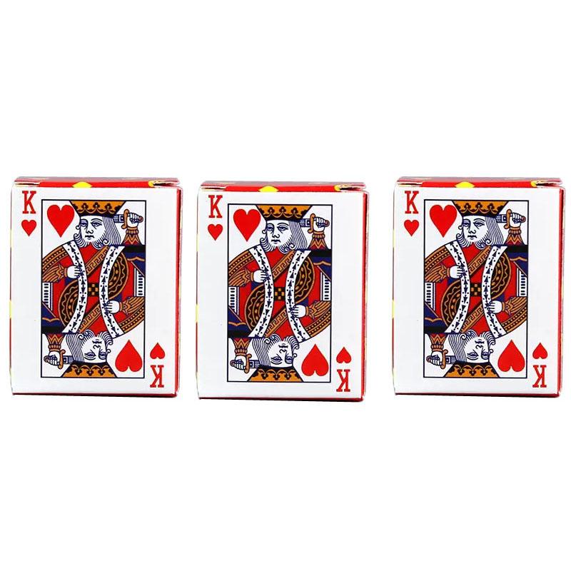 

3PCS Mini Playing Cards Party Favors Travel Fun Gifts For Kids Teens Adults partyspiele Juegos De Mesa Familiares Divertidos