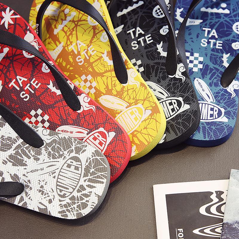 Summer Trend Men's Slippers Men's Beach Sandals Personalized Outer Sandals Outdoor Non-slip Flip-flops