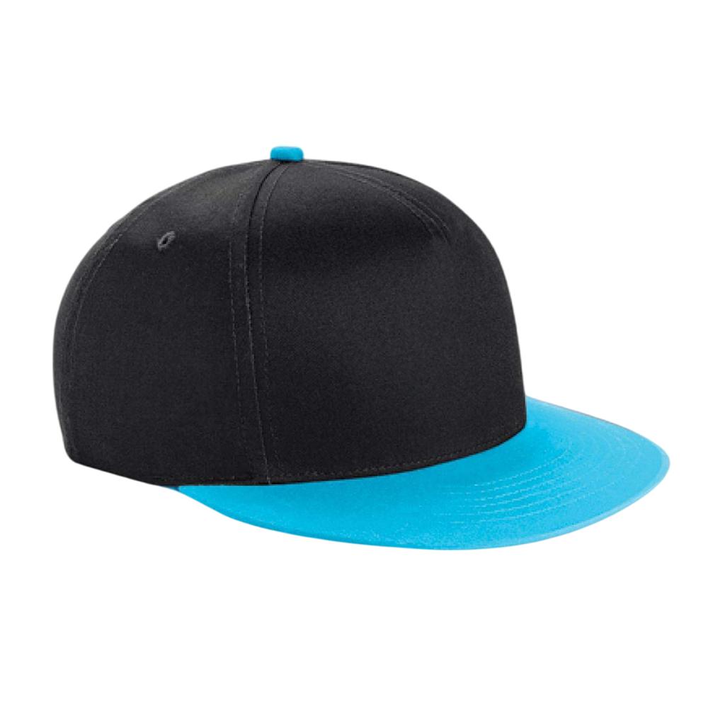 Childrens/Kids 5 Panel Snapback Cap