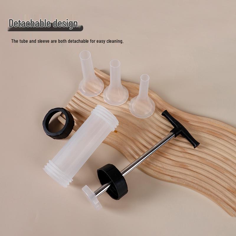 Plastic Manual Meat Grinder & Sausage Stuffer with Funnel