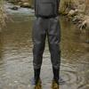 Fishing Wader Trousers Thickened Waterproof Pants Wear-Resistant Hip