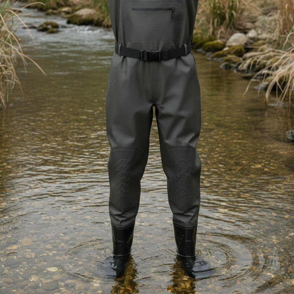 Fishing Wader Trousers Thickened Waterproof Pants Wear-Resistant Hip