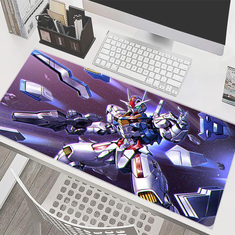 Mouse Pad Mechanical Warrior Ggundam Aaerial Anime Gamer Pc Computer Mousepad Accessories Tablet Varmilo Keyboard Pad Mausepad