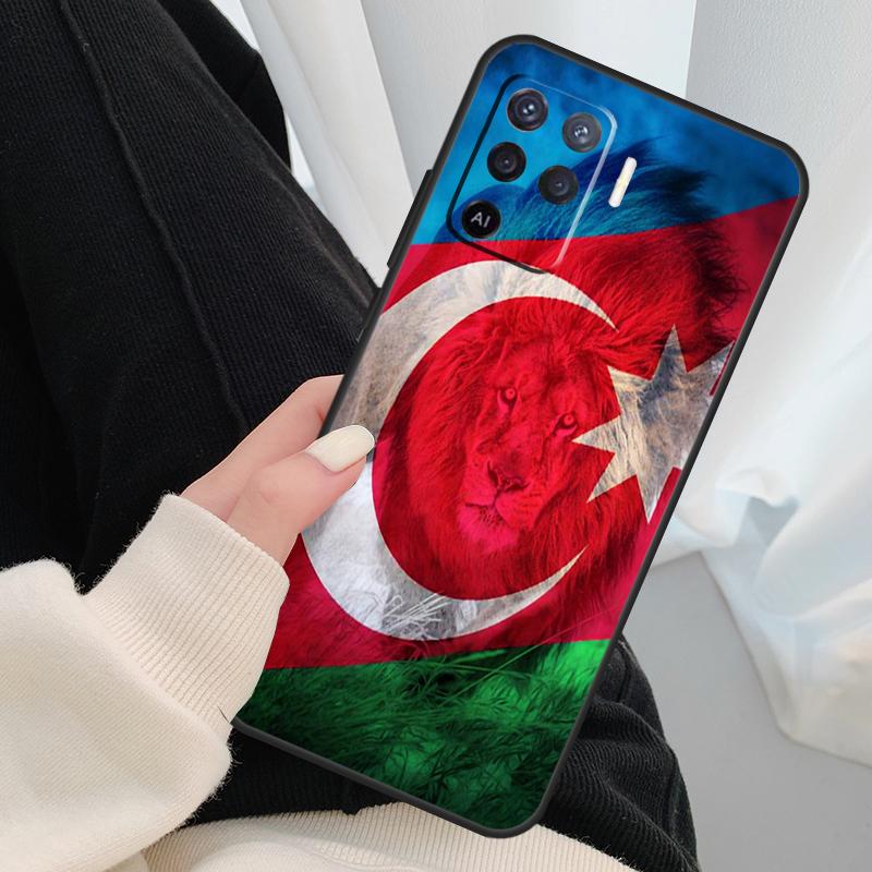 Azerbaijan Buta Flag Case For Oppo A40 A60 A80 A5 Pro A15 A16 A17 A57 A77 A94 A74 A54 A76 A96 A18 A38 A58 A78 A98