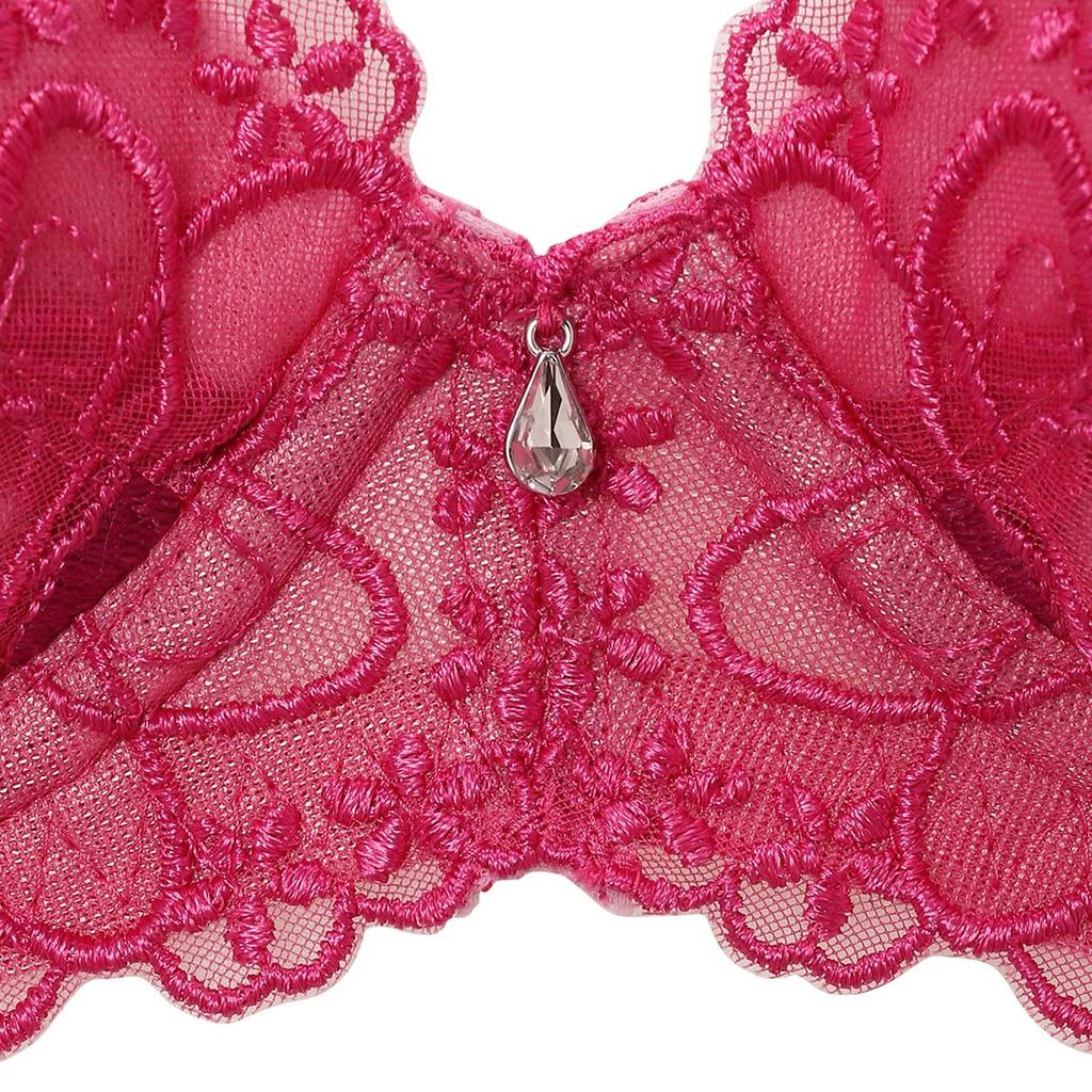 Triumph Premium Red Label Angel Bra Slimline 0075 M020 E70 Women's Bra, (Dark Pink),