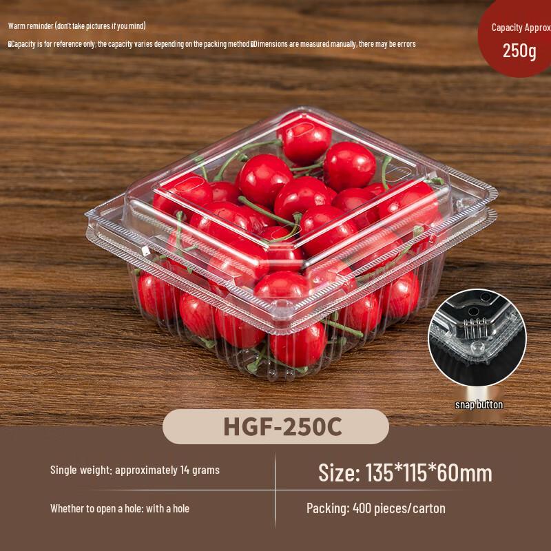Yi Huan Disposable Clear Plastic Fruit Packaging Boxes