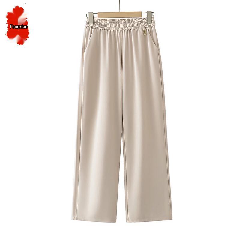 Women s High-Waist Straight-Leg Summer Casual Pants 3XL