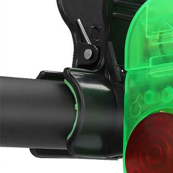 2Pcs Fishing Bite Alarm Lamp with Silicone Clip 80dB Night Fishing Rod Alert Light Sensitive Electronic Bite