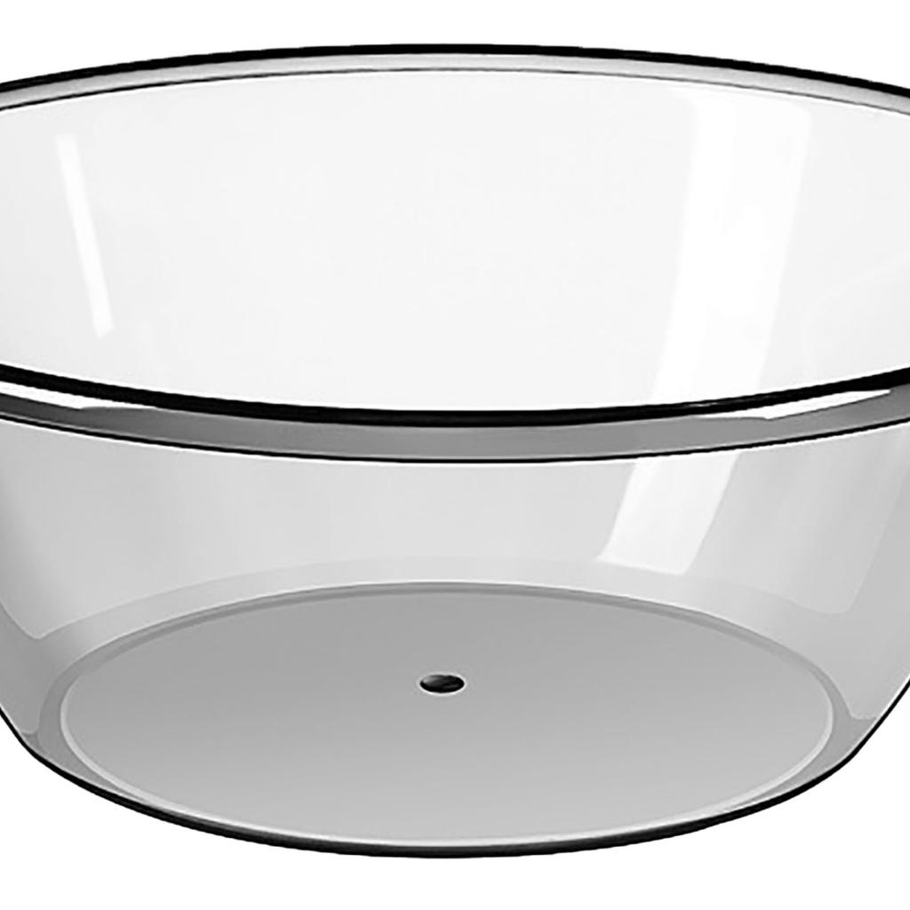 Wash Basin Transparent Round Washing Basin Kids Bath Basin Household Laundry Basin Face Cleansing