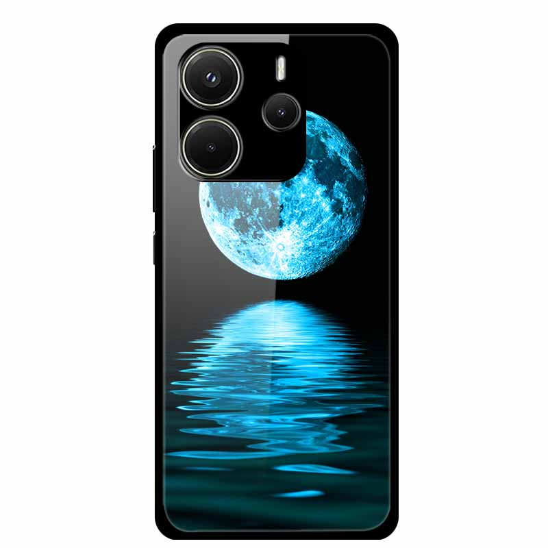 Case For Redmi Note 14 4G Case Note14 Coque Tempered Glass Hard Back Cover For Xiaomi Redmi Note 14 5G Phone Case Soft Bumper