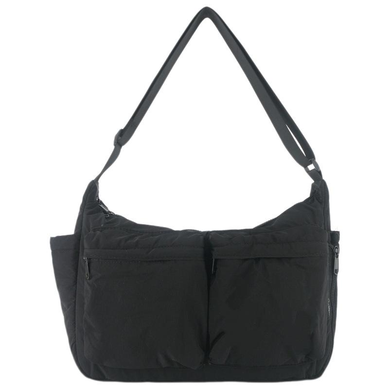 

Men s Shoulder Bag New High-end Casual Shoulder Bag Anti Splash Backpack Large Capacity Lightweight Commuting Bag чёрный