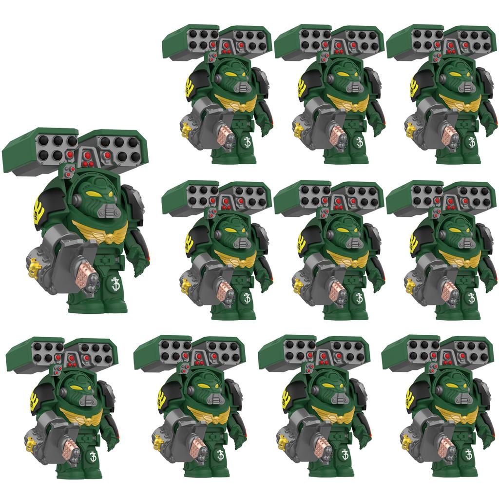 11 piezas NUEVO Caballeros Ángeles de la Guerra Ultramarines Templarios Soldados de Guerra Mini Figuras de Acción Modelo Juguetes para Niños Regalo