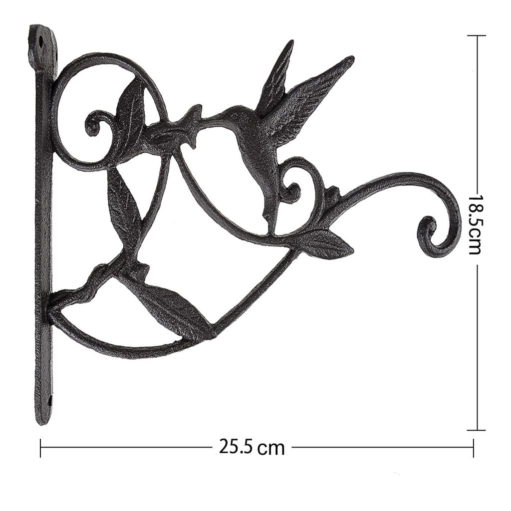 DEWEL Závěsný květináč Závěsný květináč Sada pro nástěnnou zahradu Květináč Snadné šroubování Železná závěsná rostlina Větrná květina Závěsné lucerny Háčky, Háčky,