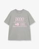 Eiieii Web Logo T-Shirts [Grey/Pink]