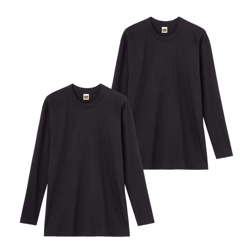 Gunze Crew Neck Long Sleeve Shirts HK10082 G.T.HAWKINS (2-Pack)